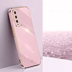 Ultra-thin Silicone Gel Soft Case Cover XL1 for Xiaomi Redmi 9T 4G Pink