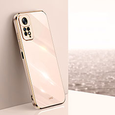 Ultra-thin Silicone Gel Soft Case Cover XL1 for Xiaomi Redmi Note 11 Pro 4G Gold