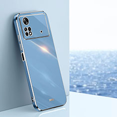 Ultra-thin Silicone Gel Soft Case Cover XL1 for Xiaomi Redmi Note 11E Pro 5G Blue