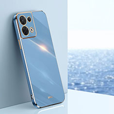 Ultra-thin Silicone Gel Soft Case Cover XL1 for Xiaomi Redmi Note 13 Pro 5G Blue