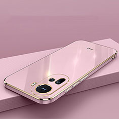 Ultra-thin Silicone Gel Soft Case Cover XL2 for Oppo Reno11 5G Clove Purple