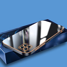 Ultra-thin Silicone Gel Soft Case Cover XL2 for Samsung Galaxy A22 4G Black