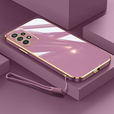 Ultra-thin Silicone Gel Soft Case Cover XL2 for Samsung Galaxy A52 5G Purple