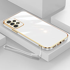Ultra-thin Silicone Gel Soft Case Cover XL2 for Samsung Galaxy A52 5G White