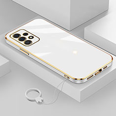 Ultra-thin Silicone Gel Soft Case Cover XL2 for Samsung Galaxy A72 5G White