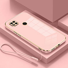 Ultra-thin Silicone Gel Soft Case Cover XL2 for Xiaomi POCO C3 Rose Gold