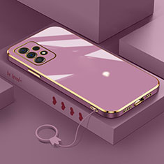 Ultra-thin Silicone Gel Soft Case Cover XL3 for Samsung Galaxy A23 5G Purple