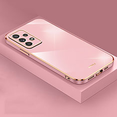 Ultra-thin Silicone Gel Soft Case Cover XL4 for Samsung Galaxy A33 5G Rose Gold