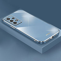 Ultra-thin Silicone Gel Soft Case Cover XL4 for Samsung Galaxy A52 5G Blue