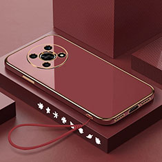 Ultra-thin Silicone Gel Soft Case Cover XL6 for Huawei Nova Y91 Red