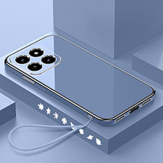 Ultra-thin Silicone Gel Soft Case Cover XL6 for Xiaomi Mi 14 5G Lavender Gray