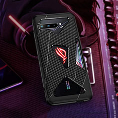 Ultra-thin Silicone Gel Soft Case Cover ZJ1 for Asus ROG Phone 3 Black