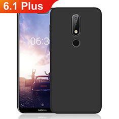 Ultra-thin Silicone Gel Soft Case for Nokia 6.1 Plus Black