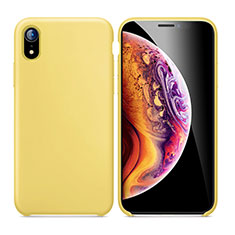 Ultra-thin Silicone Gel Soft Case S01 for Apple iPhone XR Yellow