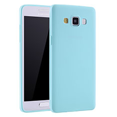 Ultra-thin Silicone Gel Soft Case S01 for Samsung Galaxy A7 SM-A700 Sky Blue