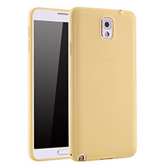 Ultra-thin Silicone Gel Soft Case S01 for Samsung Galaxy Note 3 N9000 Gold