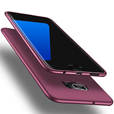 Ultra-thin Silicone Gel Soft Case S01 for Samsung Galaxy S7 Edge G935F Purple