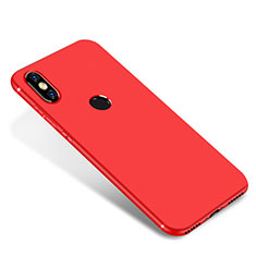 Ultra-thin Silicone Gel Soft Case S01 for Xiaomi Mi A2 Red