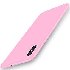 Ultra-thin Silicone Gel Soft Case S03 for Xiaomi Mi 8 Pro Global Version Pink