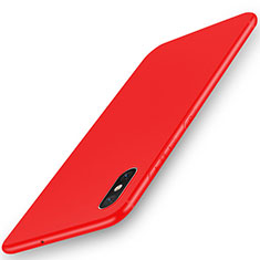 Ultra-thin Silicone Gel Soft Case S03 for Xiaomi Mi 8 Pro Global Version Red