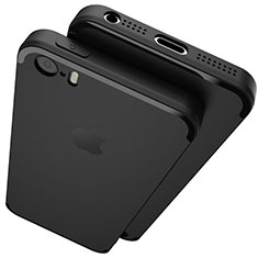 Ultra-thin Silicone Gel Soft Case U02 for Apple iPhone SE Black