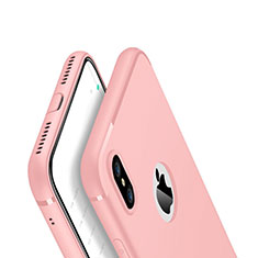 Ultra-thin Silicone Gel Soft Case V01 for Apple iPhone X Rose Gold