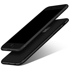 Ultra-thin Silicone Gel Soft Case with Finger Ring Stand for Apple iPhone 6 Plus Black