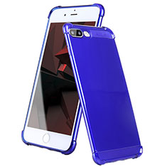Ultra-thin Silicone Gel Soft Case Z11 for Apple iPhone 7 Plus Blue
