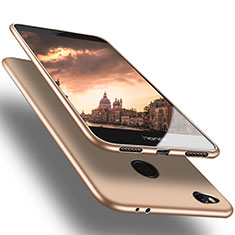Ultra-thin Silicone Gel Soft Cover S02 for Huawei P8 Lite (2017) Gold