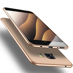 Ultra-thin Silicone Gel Soft Cover S03 for Samsung Galaxy C9 Pro C9000 Gold