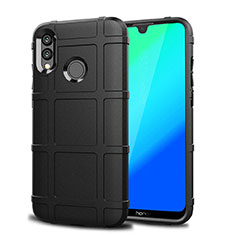 Ultra-thin Silicone Gel Soft Matte Finish Front and Back Case 360 Degrees Cover for Huawei P Smart (2019) Black