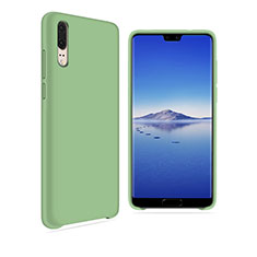 Ultra-thin Silicone Gel Soft Matte Finish Front and Back Case 360 Degrees Cover for Huawei P20 Green