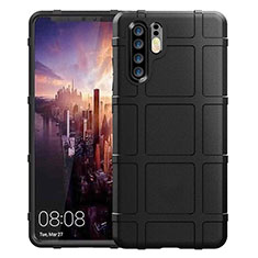 Ultra-thin Silicone Gel Soft Matte Finish Front and Back Case 360 Degrees Cover for Huawei P30 Pro Black