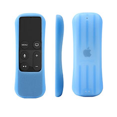 Ultra-thin Silicone TPU Soft Case for Apple TV 4 Blue