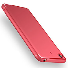 Ultra-thin Silicone TPU Soft Case for Xiaomi Mi 5S 4G Red