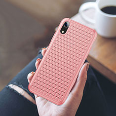 Ultra-thin Silicone TPU Soft Case S02 for Apple iPhone XR Pink