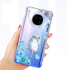 Ultra-thin Transparent Butterfly Soft Case Cover for Huawei Mate 30 5G Mixed