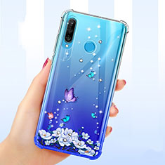 Ultra-thin Transparent Flowers Soft Case Cover for Huawei P30 Lite New Edition Mixed