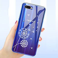 Ultra-thin Transparent Flowers Soft Case Cover for Oppo K1 Clear