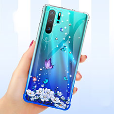 Ultra-thin Transparent Flowers Soft Case Cover T01 for Huawei P30 Pro New Edition Mixed