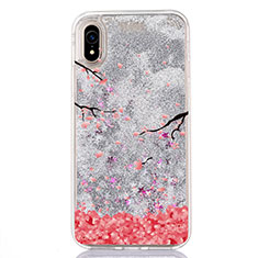 Ultra-thin Transparent Flowers Soft Case Cover T04 for Apple iPhone XR White