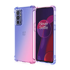Ultra-thin Transparent Gel Gradient Soft Case Cover for OnePlus 9RT 5G Clove Purple