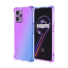Ultra-thin Transparent Gel Gradient Soft Case Cover for Realme 9 5G Clove Purple