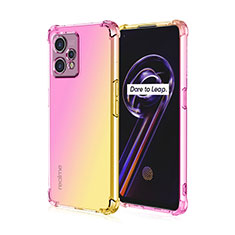Ultra-thin Transparent Gel Gradient Soft Case Cover for Realme 9 5G Pink