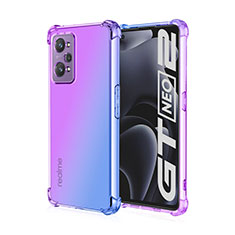 Ultra-thin Transparent Gel Gradient Soft Case Cover for Realme GT Neo 3T 5G Clove Purple