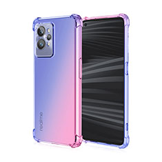 Ultra-thin Transparent Gel Gradient Soft Case Cover for Realme GT2 Pro 5G Blue