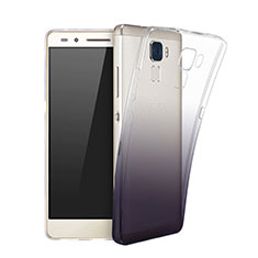 Ultra-thin Transparent Gel Gradient Soft Case for Huawei GR5 Mini Black