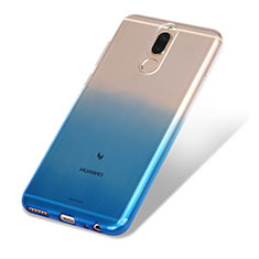 Ultra-thin Transparent Gel Gradient Soft Case G01 for Huawei Maimang 6 Blue