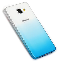 Ultra-thin Transparent Gel Gradient Soft Case G01 for Samsung Galaxy A5 (2016) SM-A510F Blue