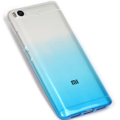 Ultra-thin Transparent Gel Gradient Soft Case G01 for Xiaomi Mi 5S Blue